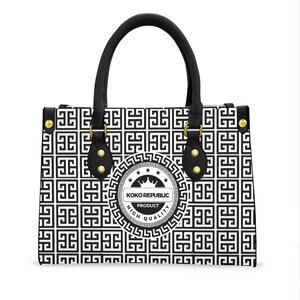 Women's Tote Bag With Black Handle